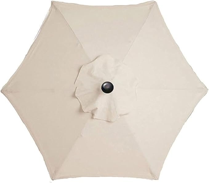 Parasol vervanghoes 3m beige waterdicht UV-bestendig terras tuin parasol dakdoek beschermhoes