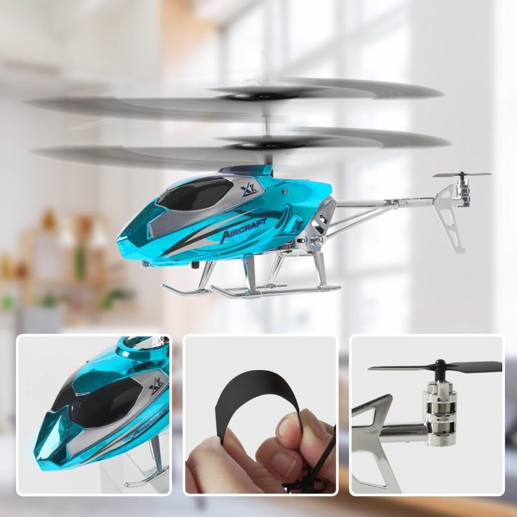 RC helikopter 2.4G afstandsbediening LED licht vaste hoogte éénknops start speelgoed helicopter voor kinderen en volwassenen groen