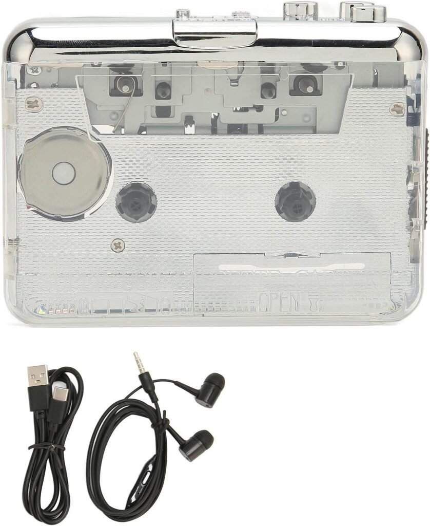 Draagbare cassette speler USB MP3 converter - Walkman cassette naar MP3 - 3,5mm jack - PC & Mac compatibel