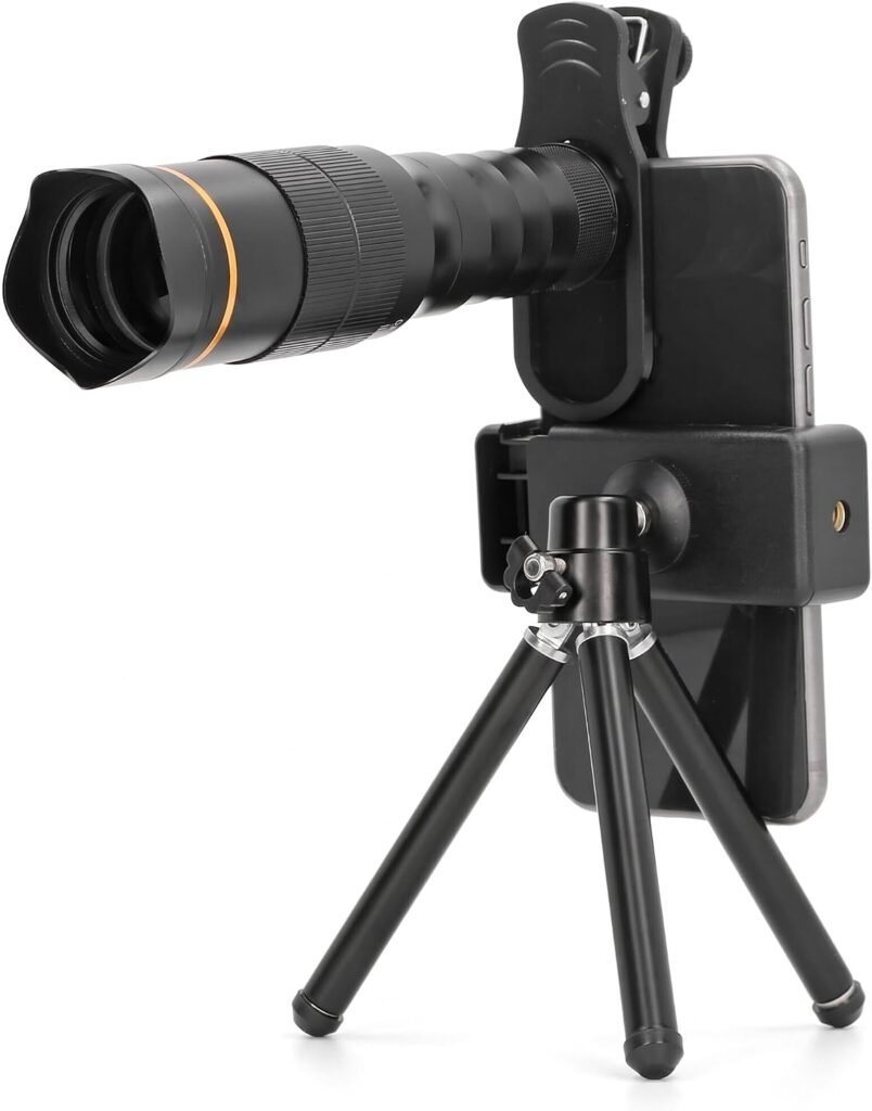 Telefoon camera lens set met 32x vergroting, groothoeklens en fisheye lens voor smartphone fotografie