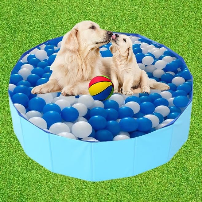 Opvouwbare hondenpool 81x20 cm voor honden en katten - draagbaar vouwbaar hondenbad voor binnen en buiten gebruik