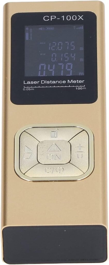 Digitale laserafstandsmeter 100M voor afstand, oppervlakte en volume met handheld meetgereedschap