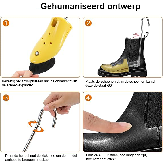 Verstelbare schoenspanners voor laarzen en schoenen, 1 paar voor heren en dames