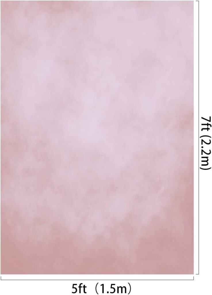 Lichtroze Abstracte Fotografie Achtergrond 1.5x2.2m - Microfiber Fotografie Achtergrond voor Studio Portret Fotografie - Professionele Achtergrond voor Fotostudio