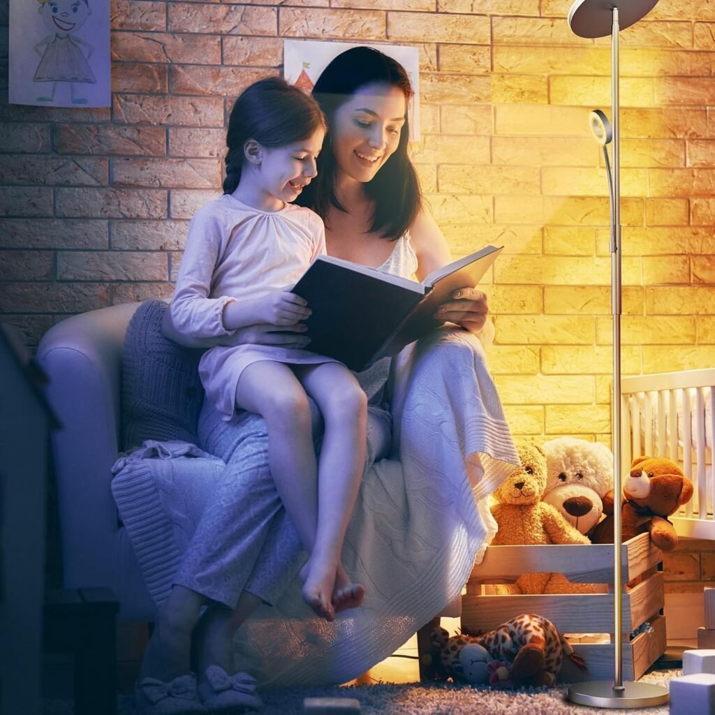 LED plafondlamp 30W met afstandsbediening, dimbare plafondspot met 4 lichtkleuren in nikkel voor woonkamer en kantoor