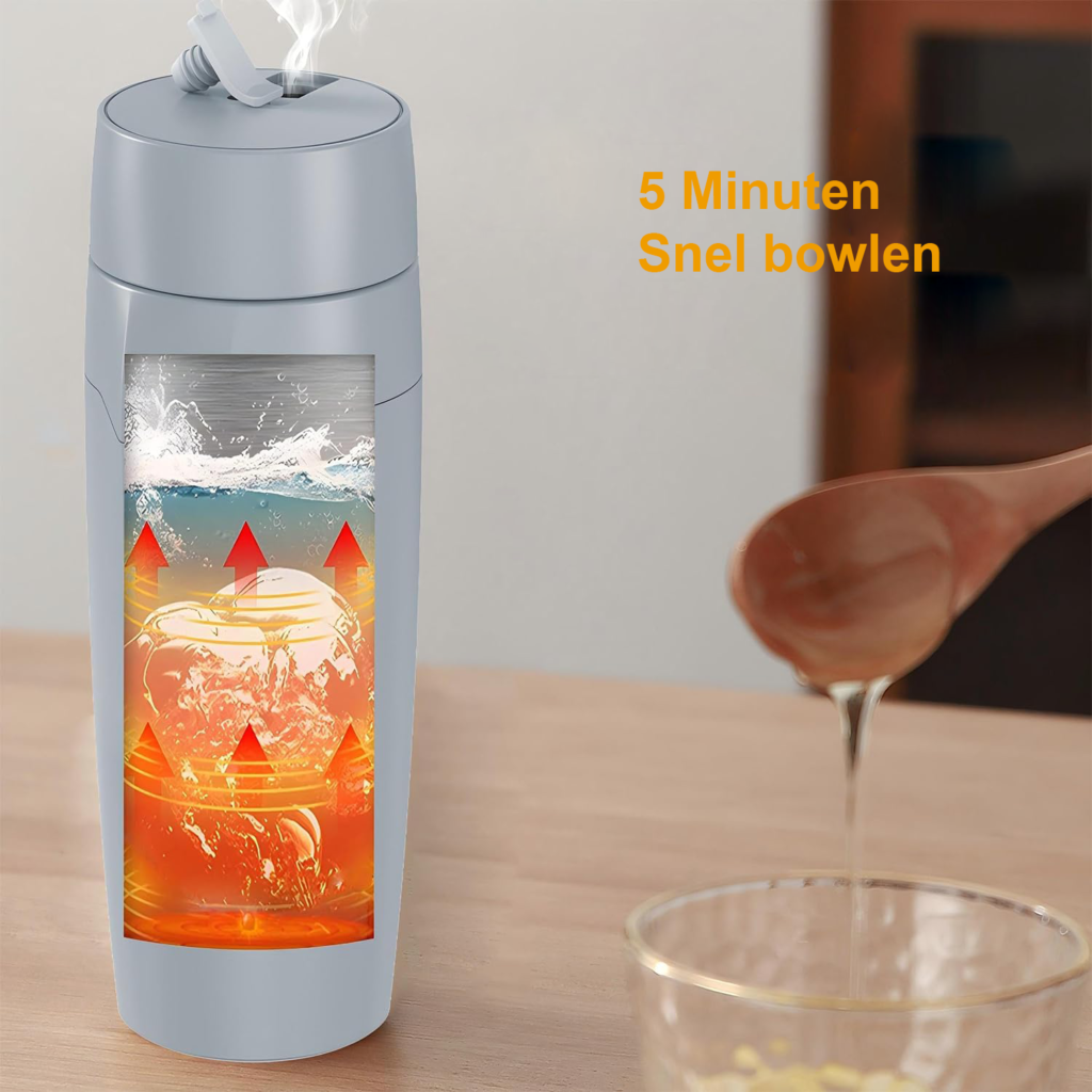 Draagbare elektrische waterkoker 300W - Reis mini waterkoker auto uitschakeling - Snelle waterverhitter - Hotel camper kantoor