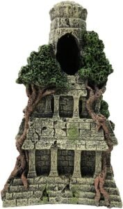 Boeddha Beeld Aquarium Decoratie Groot Formaat – Aquarium Ornament voor Vistanks – Tempel Decoratie met Realistisch Ontwerp – Rustieke Boeddha Sfeer