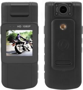 Mini Beveiligingscamera 1080p HD – Verborgen Camera met Nachtzicht en Brede Kijkhoek – Compacte Clipcamera met Type-C Oplaadpoort – Voor Vergaderingen en Handhaving