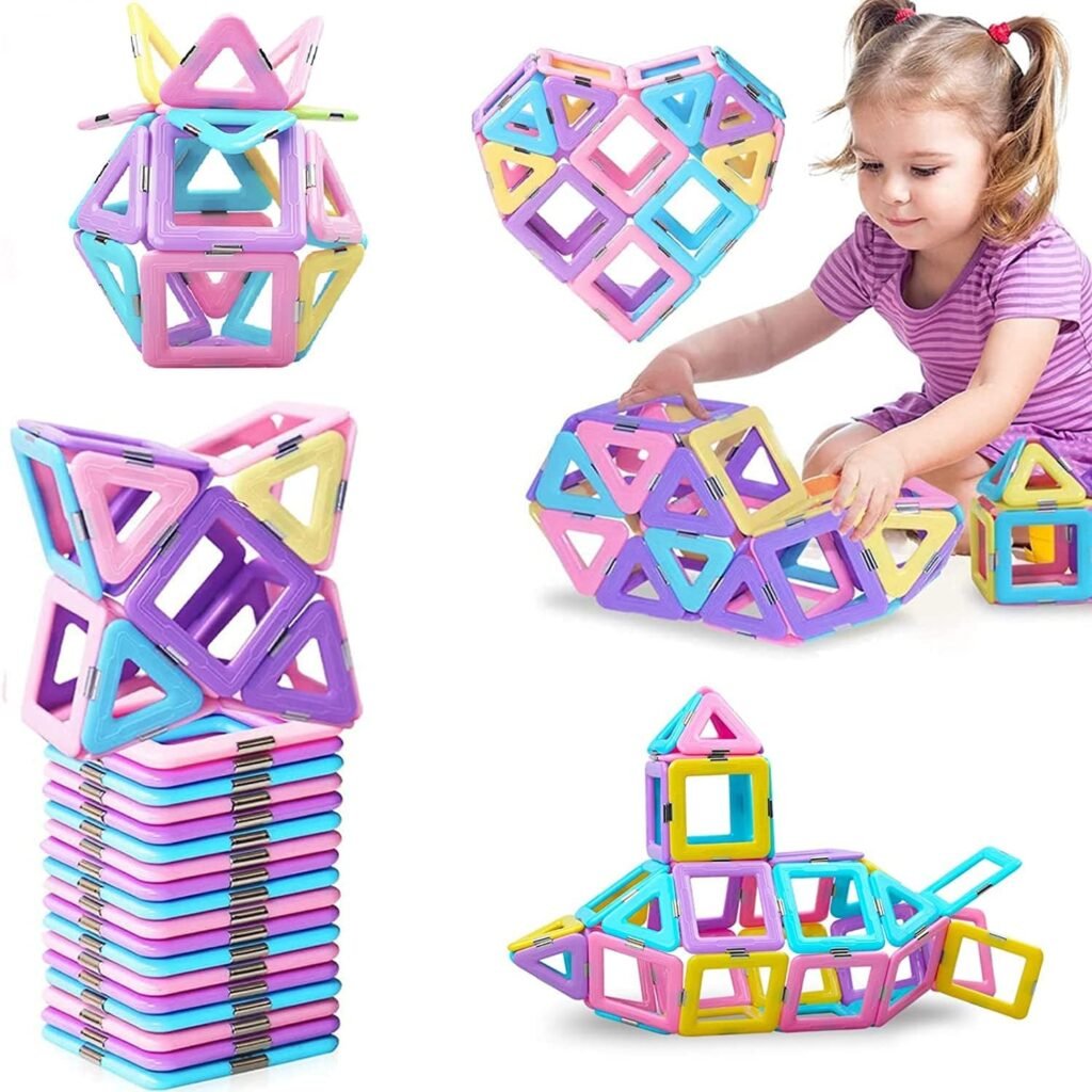 Magnetische bouwstenen set 38 stuks voor kinderen als educatief constructiespeelgoed 3 t/m 8 jaar