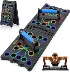Push-up Bars Set – Opdruksteunen Fitness & Krachttraining – Push-up Handvatten – Antislip Bodempads – Foam Handgrepen Draagb