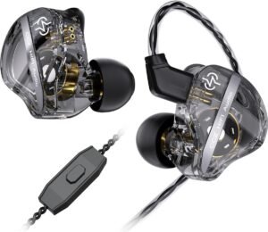 Gaming Oordopjes met Microfoon – Bedrade In-Ear Headset met Super Bass – IEM Oortjes voor PC Gaming – OFC Kabel