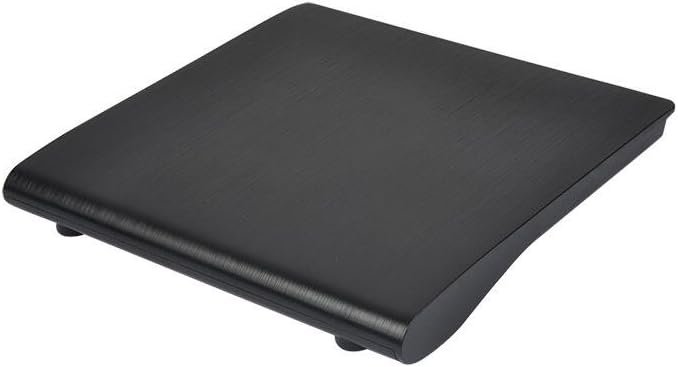 Externe DVD brander USB 3.0 Type-C voor MacBook, laptop en PC in zwart met draagbare DVD/CD speler functie