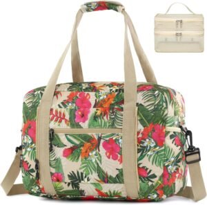 Reistas 40x30x20 cm – Handbagage Tas voor Vliegtuig – Vouwbare Weekendtas met 25L Inhoud – Cabine Bagage Onderstoel Tas