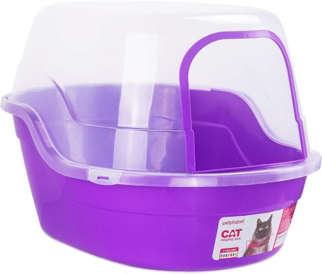 XL kattenbak met kap en deksel, gesloten jumbo litterbox voor grote katten en huisdieren, eenvoudig schoon te maken