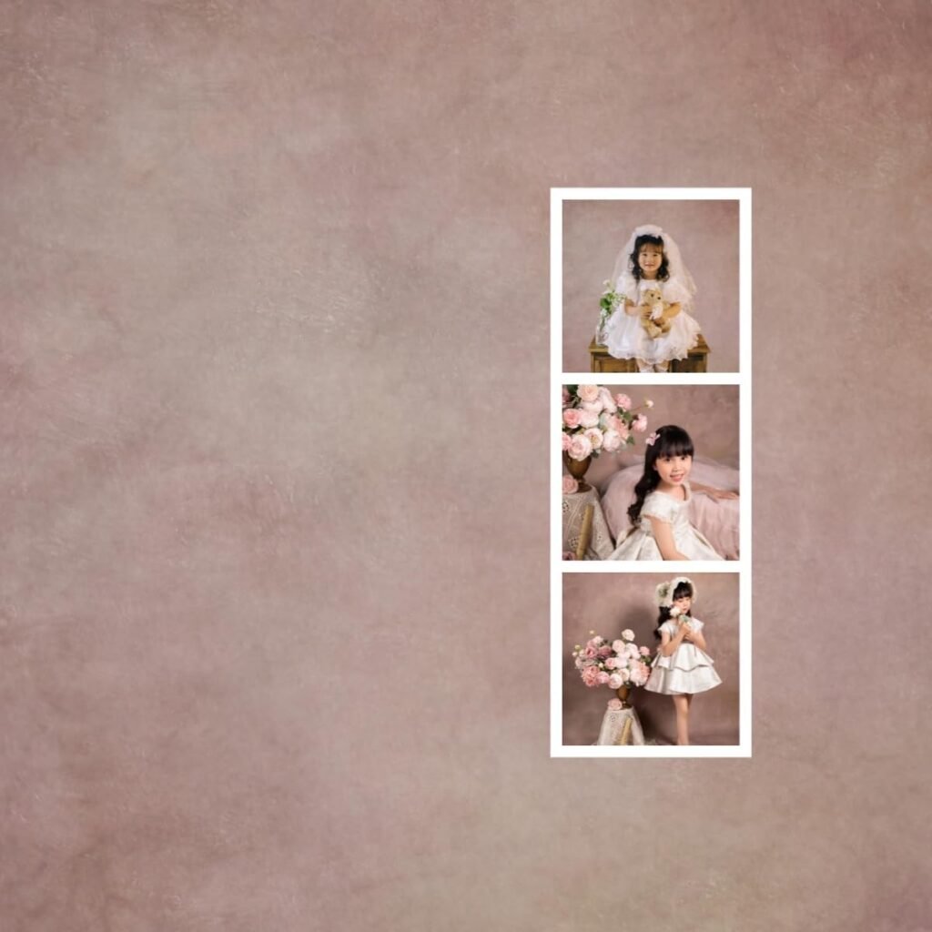 Fotografie achtergrond 3x3m lichtbruin verweerd muur vintage shabby wall fotostudio backdrop portret fotoshoot doek