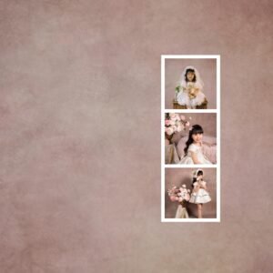 Fotografie achtergrond 3x3m lichtbruin verweerd muur – fotostudio backdrop vintage shabby wall – portret fotoshoot achtergrond doek