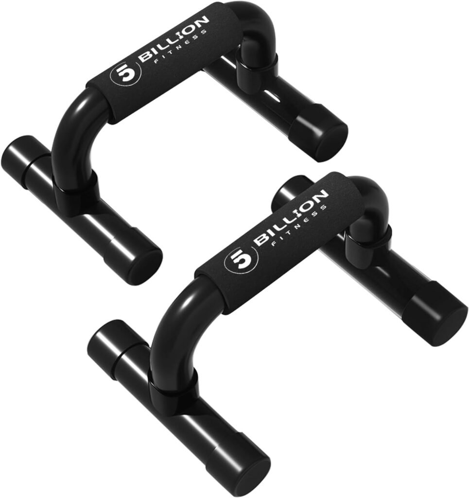 Push up grips anti-slip schuimhandgrepen opdruksteunen fitness handvatten arm borst training lichtgewicht zwart