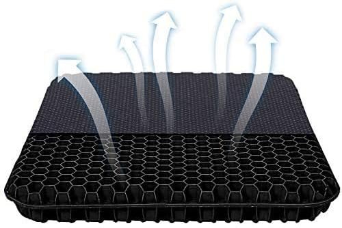 gel zitkussen honingraat ontwerp ademend antislip stoelkussen drukverlichting auto bureau rolstoel ergonomisch kussen