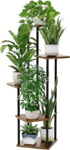Plantenstandaard 5 Laags – Metalen Plantenrek Voor Binnen En Buiten – Bloemenstandaard Voor Kamerplanten – Balkon En Woonkamer Decoratie