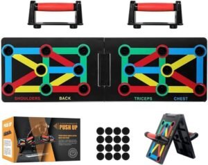 Push Up Board met Handgrepen – 12-in-1 Multifunctioneel Trainingsapparaat voor Krachttraining – Fitness Set voor Thuisgym