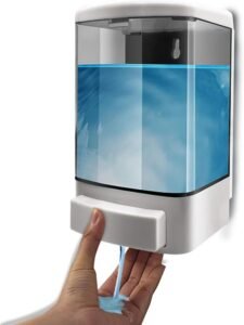 Handzeepdispenser 1000 ml Wandmontage – Zeeppomp voor Shampoo en Douchegel – Multifunctionele Dispenser voor Badkamer en Keuken – Kunststof Uitvoering