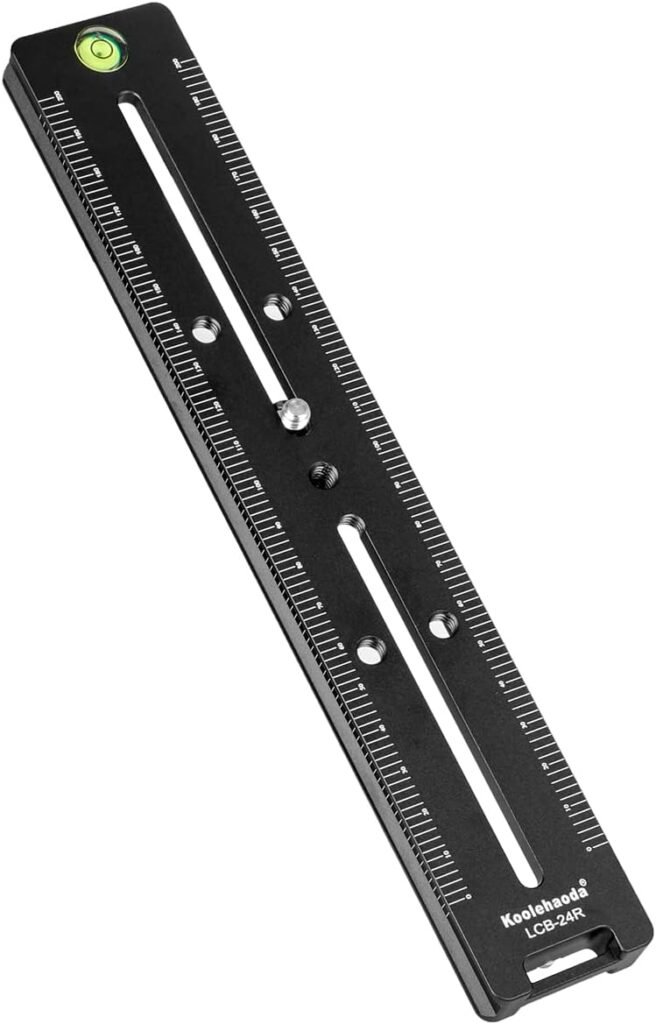 240mm Quick Release Plaat voor Camera Statiefkop met Dubbele Dovetail Sliding Rail en Arca Swiss Compatibiliteit