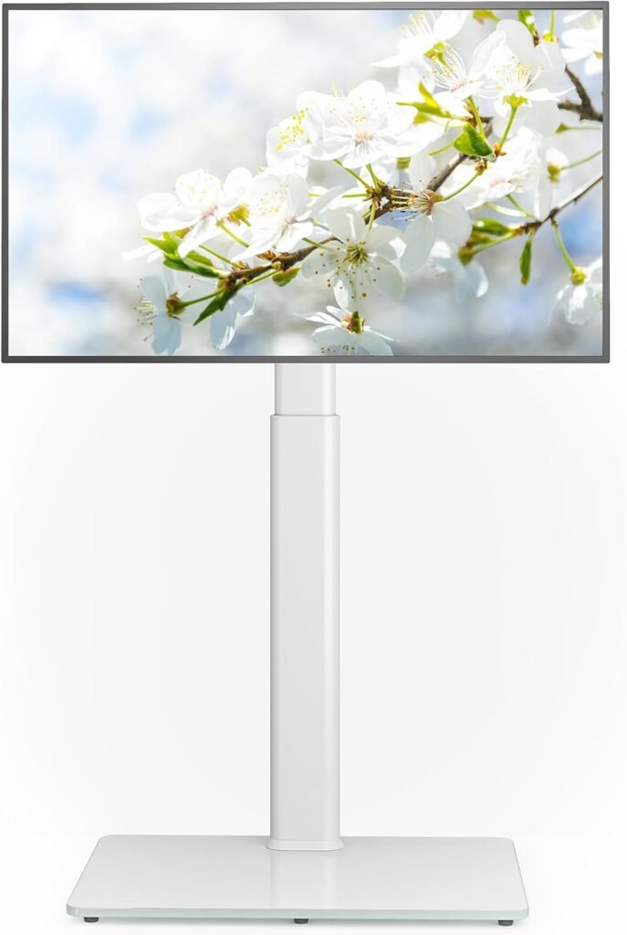 Universele vloer tv standaard met draaibare beugel voor 27-60 inch LCD LED OLED TV's