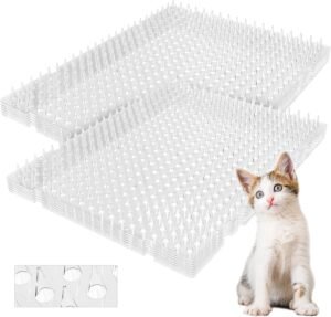 Kattenverjager Spijkermat Set – Anti Kat Mat voor Tuin en Balkon – 16 Stuks Beschermmatten – Binnen- en Buitengebruik