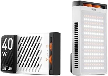 Krachtige LED videolamp 40W draagbare studioverlichting met 176 LED's voor camera en streaming, instelbare kleurtemperatuur 2700-6200K