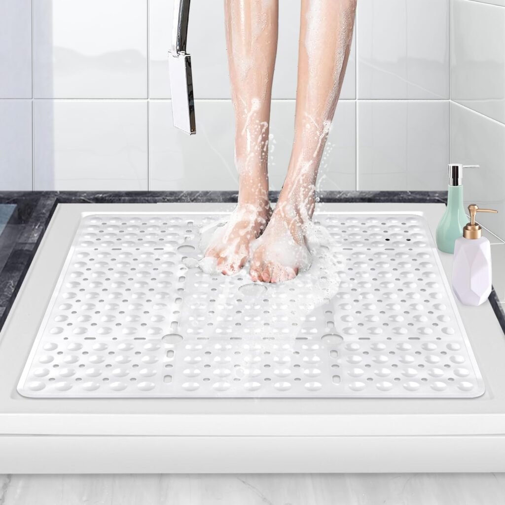 Antislip douchemat 70x70 cm met zuignappen voor douche