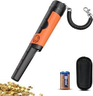 Waterdichte pinpointer metaaldetector met 360° detectie en 2 alarmmodi voor volwassenen en kinderen, eenvoudig in gebruik