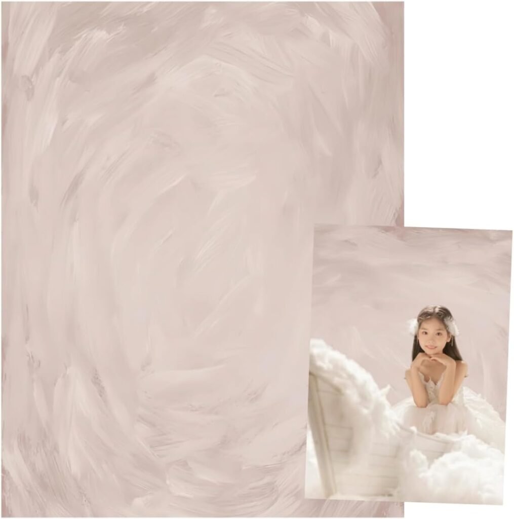 Beige fotobehang fotografie achtergrond 1,5 x 2,2 m voor baby en newborn fotoshoot studio backdrop