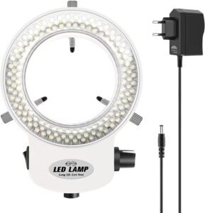 Ringlamp 144 LED met Verstelbare Helderheid – Fotografie Verlichting voor Make-up en Video – Mini Scoop Lamp 6000K – Professionele Belichting