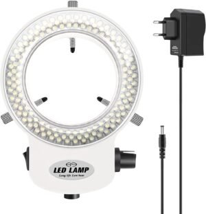 Ringlamp 144 LED met verstelbare helderheid voor fotografie, make-up en video verlichting