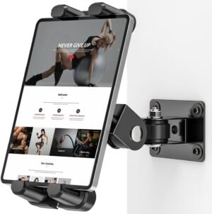 Tablet wandhouder met 360° rotatie voor universele iPad en 4,7-13,5 inch tablets met metalen bevestiging