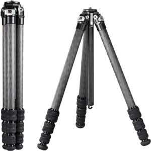 Reisstatief van Koolstofvezel – Lichtgewicht Camera Statief voor DSLR Fotografie – Waterdicht Fotostatief – 15 kg Draagvermogen, 7-159 cm Verstelbaar