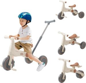 Balanceerfiets voor kinderen – Loopfiets 1 jaar tot 25 kg – Ultralicht ontwerp – Verstelbaar stuur en zadel met stuurbegrenzer