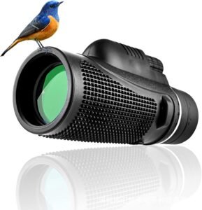 Monoculair 12×50 HD Verrekijker – Multicoated Lens voor Scherpe Beeldweergave – Waterdichte Zakverrekijker met Smartphone Adapter – Compacte Spotting Scope voor Vogelspotten, Reizen en Outdoor Gebruik
