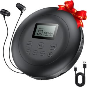 Draagbare CD speler met koptelefoon LCD display anti skip bescherming HiFi geluid ondersteunt CD CD-R CD-RW MP3 compacte walkman muziekspeler