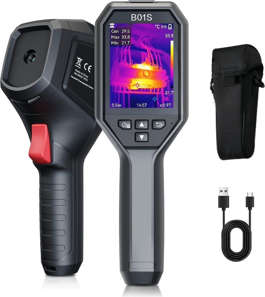 Thermische beeldcamera met 256 x 192 IR resolutie en handheld infraroodfunctie