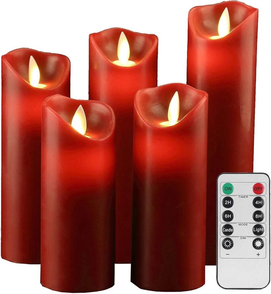 LED kaarsen set 3 stuks - Vlamloze stompkaarsen met timer - Zilveren herten design met warm wit licht - Hoogtes 10, 12,5 en 15 cm