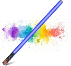 LED Videolamp RGB Lichtstaaf – Dimbare Fotolamp Voor YouTube, TikTok en Streaming – 85 cm Met Ingebouwde Batterij 2000mAh
