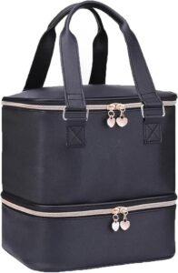 Cosmetica Koffer Grote Make-up Organizer – Nagellak Organizer voor 30 Flacons – Beauty Tas voor Nagellak en Cosmetica – Lege Uitvoering