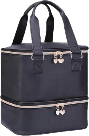 Grote cosmetica tas make-up koffer met nagellak organizer voor 30 flacons