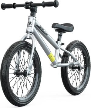 16 inch loopfiets met verstelbaar zadel en luchtbanden voor kinderen van 4-8 jaar