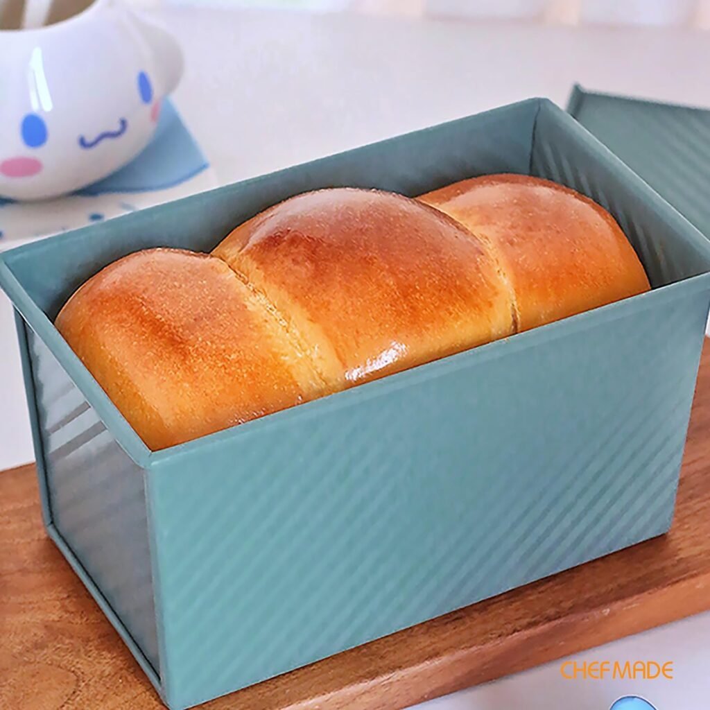 Broodvorm met deksel van koolstofstaal voor zelfgebakken brood, toast en cake bakken in de oven