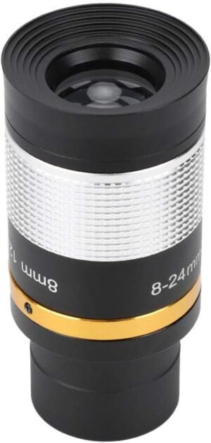 Zoom oculair 8-24mm voor telescoop met variabele brandpuntsafstand voor astronomie en deep-sky observatie