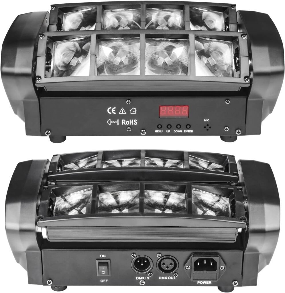 Moving head LED disco licht met RGBW lichteffecten voor feest en DJ gebruik