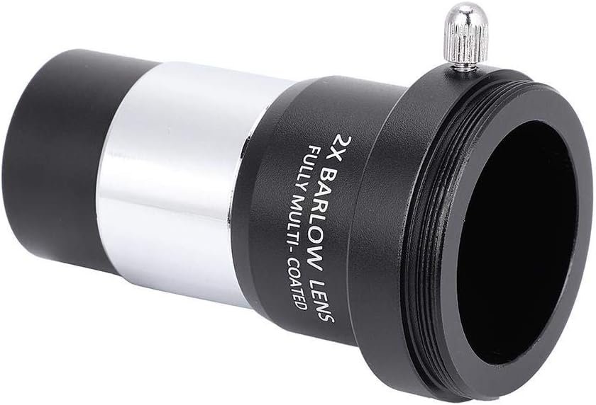 Telescoop oculairset - Plössl oculairen met 2x Barlow lens - Astronomie en astrofotografie - 1,25 inch met 4mm 10mm en 25mm