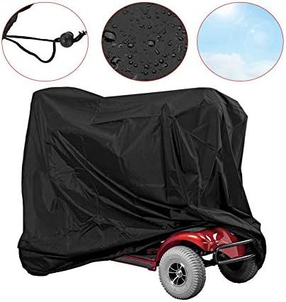 Elektrische scootmobiel hoes waterdicht - Beschermhoes scooter & rolstoel - 190T Oxford tarp cover - 140 x 66 x 91 cm